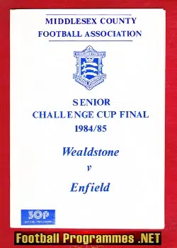 Wealdstone v Enfield 1985 - Middlesex Senior Cup Final