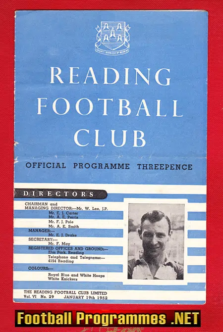 Reading v Gillingham 1952