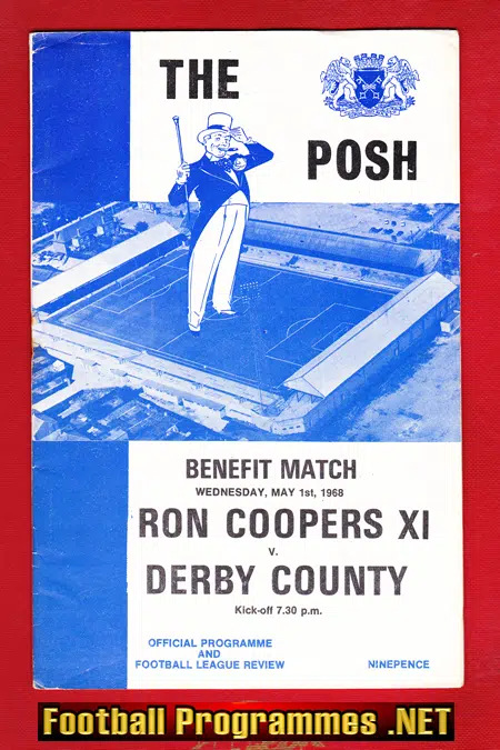 Ron Cooper Testimonial Benefit Match Peterborough United 1968
