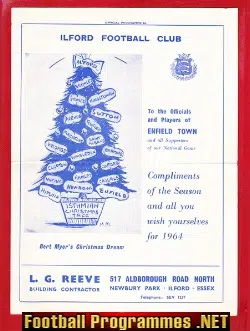 Ilford v Enfield 1963