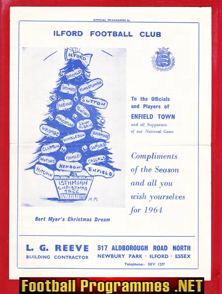 Ilford v Enfield 1963