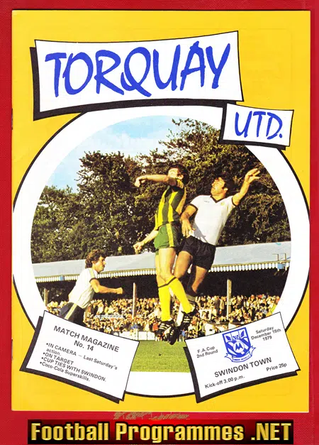 Torquay United v Swindon Town 1979 - FA Cup