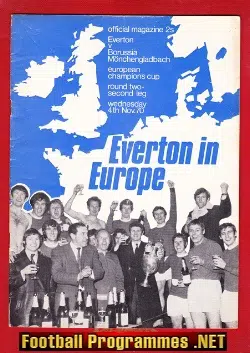 Everton v Borussia Monchengladbach 1970 - European Cup