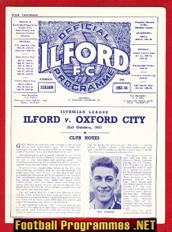 Ilford v Oxford City 1953