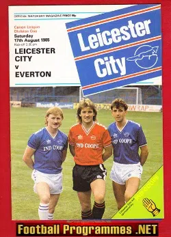 Leicester City v Everton 1985 – Gary Lineker Debut for Everton
