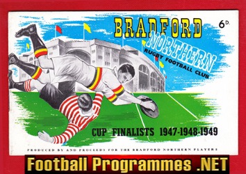 Bradford Northern Rugby Cup Finalists Souvenir Booklet 1947 – 49