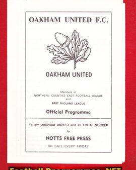 Oakham United v Eastwood Town 1984 – Senior Cup Semi Final