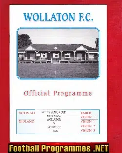 Wollaton v Eastwood Town 2000 - Notts Senior Cup Semi Final