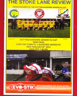 Carlton Town v Basford United 2014 – Nottinghamshire Senior Cup