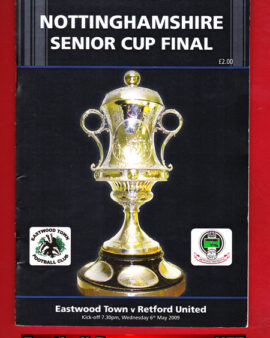 Eastwood Town v Retford United 2009 – Notts Senior Cup Final