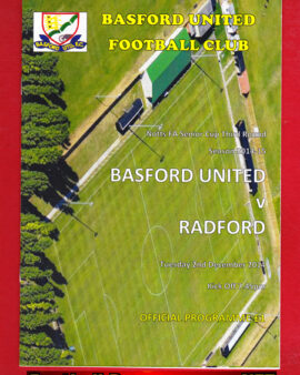 Basford United v Radford 2014