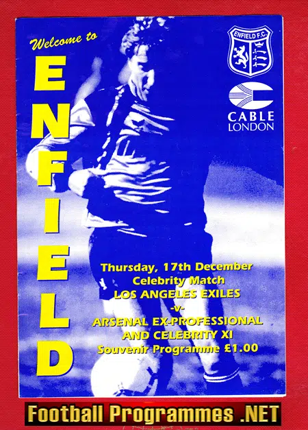Los Angeles Exiles v Arsenal 1993 – America USA + Rod Stewart