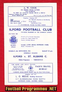 Ilford v St Albans City 1964