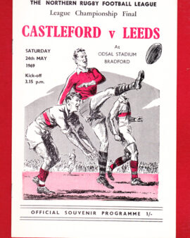 Castleford Rugby v Leeds 1969 – Cup Final