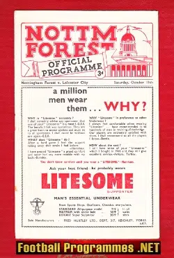 Nottingham Forest v Leicester City 1952