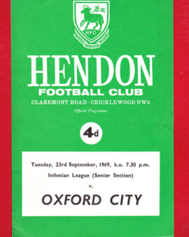 Hendon v Oxford City 1969