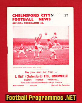 Chelmsford City v Corby Town 1965 – Invitation Cup