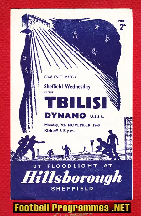 Sheffield Wednesday v Dynamo Tbilisi 1960 – Georgia Football