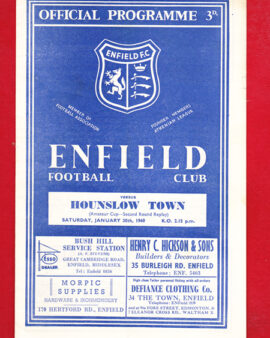 Enfield v Hounslow Town 1960 – Amateur Cup Replay