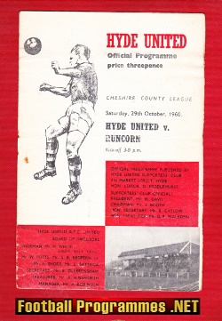 Hyde United v Runcorn 1960 – Cheshire County League