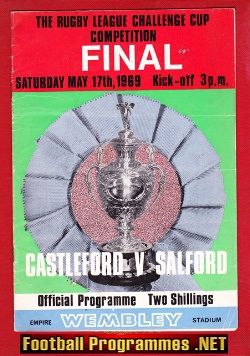 Castleford Rugby v Salford 1969 – Challenge Cup Final Wembley