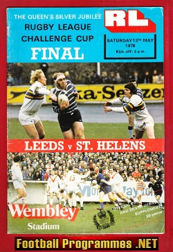 Leeds Rugby v St Helens 1978 – Challenge Cup Final Wembley