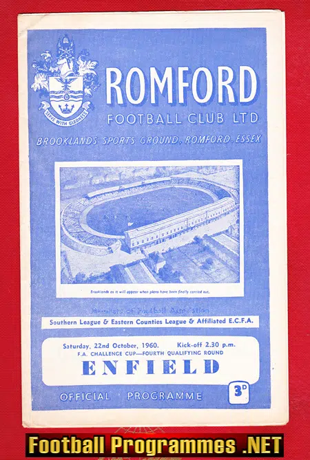 Romford v Enfield 1960 - FA Cup