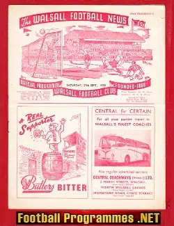 Walsall v Gateshead 1958