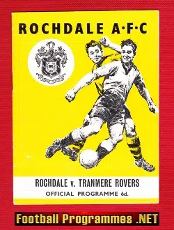 Rochdale v Tranmere Rovers 1964
