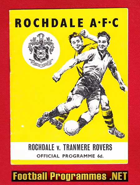 Rochdale v Tranmere Rovers 1964