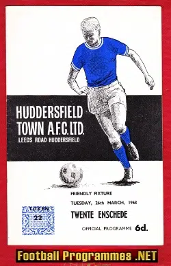 Huddersfield Town v Twente Enschede 1968 – Friendly Match
