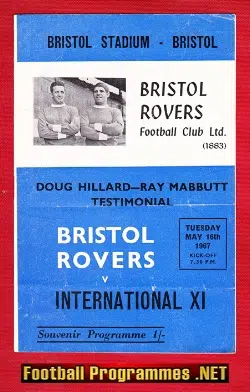 Doug Hillard – Ray Mabbutt Testimonial Benefit Bristol Rovers 67