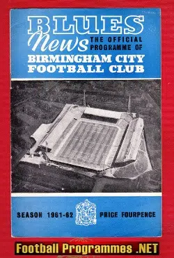 Birmingham City v RCD Espanol 1961 – Espanyol Spain