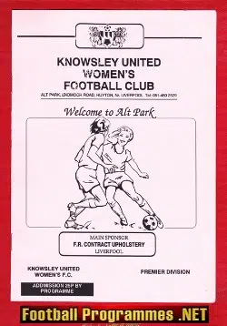 Knowsley United Ladies v America USA 1992 - Liverpool Womens Football