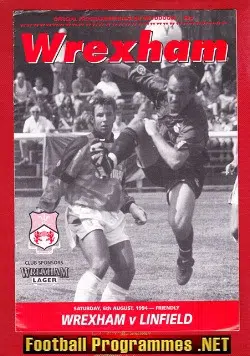 Wrexham v Linfield 1994 - Friendly Match