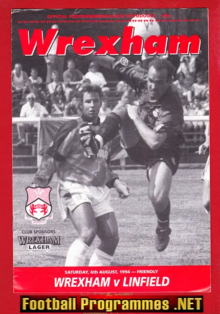 Wrexham v Linfield 1994 - Friendly Match
