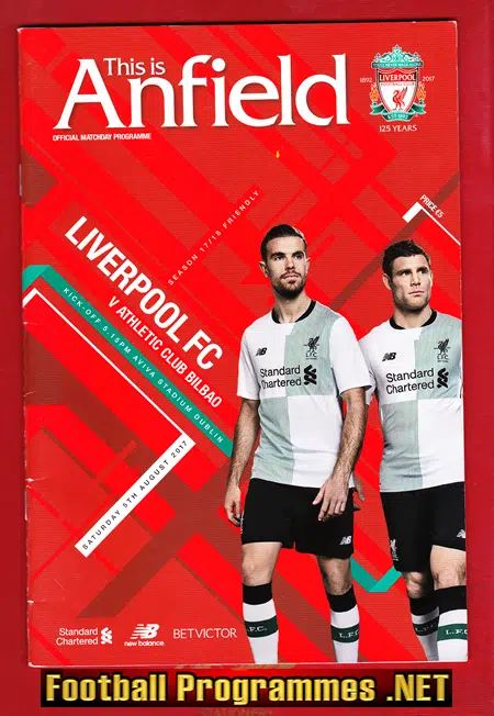 Liverpool v Atletic Bilbao 2017 – Dublin Ireland