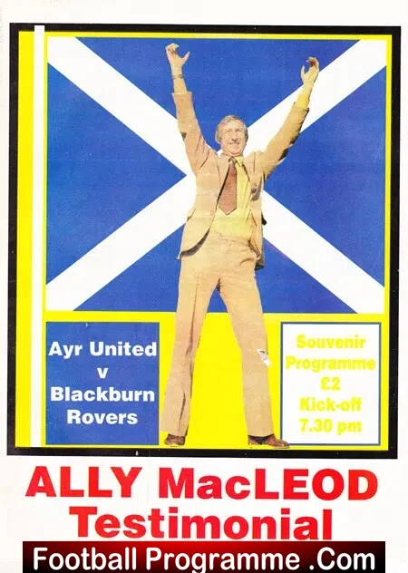 Ally MacLeod Testimonial Benefit Match Ayr United 1994