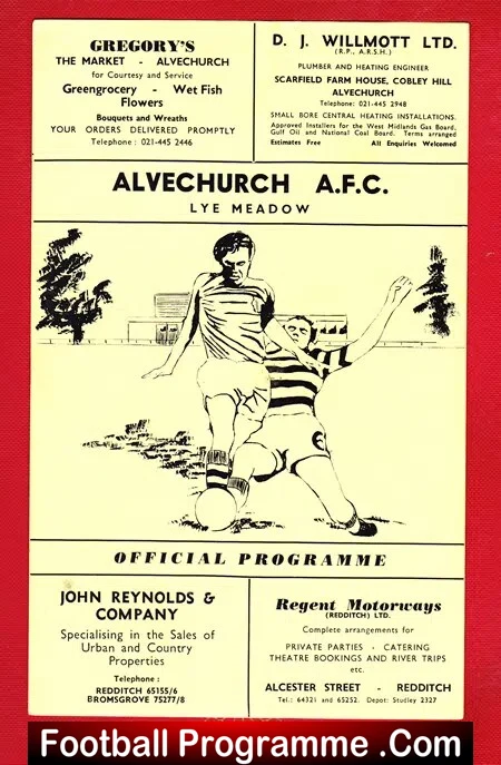 Alvechurch v Coventry Amateurs 1974