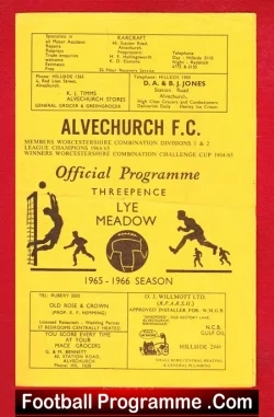 Alvechurch v Oldbury United 1965