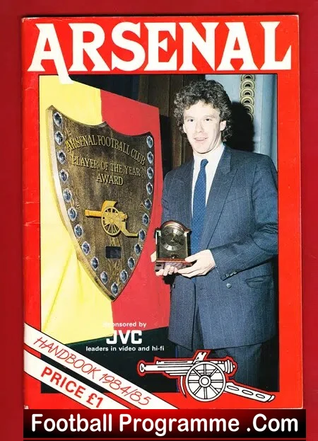 Arsenal Football Club Official Yearbook Handbook 1984 – 1985