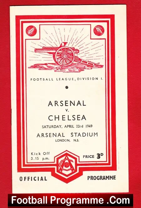 Arsenal v Chelsea 1949