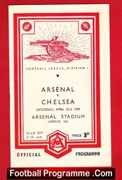 Arsenal v Chelsea 1949