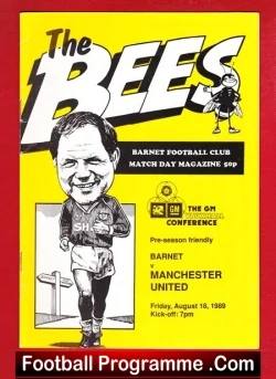 Barnet v Manchester United 1989