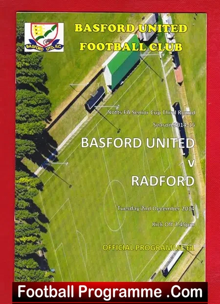 Basford United v Radford 2014