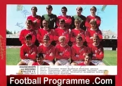 Bournemouth Football Club Team Picture 1969 - 1970 Multi Signed - football memorabilia