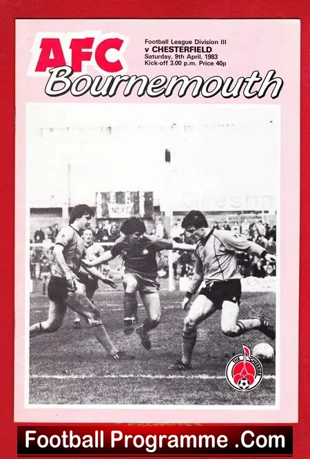 Bournemouth v Chesterfield 1983 - Plus George Best