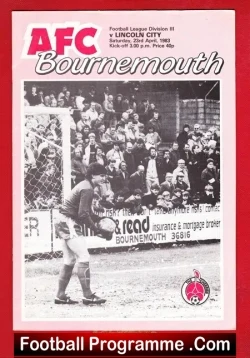 Bournemouth v Lincoln City 1983 – Plus George Best