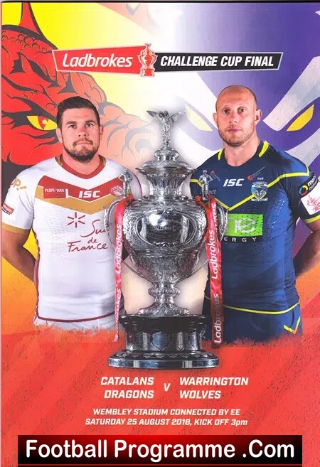 Catalan Dragons Rugby v Warrington 2018 - Challenge Cup Final