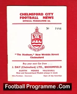 Chelmsford City v Colchester United 1964